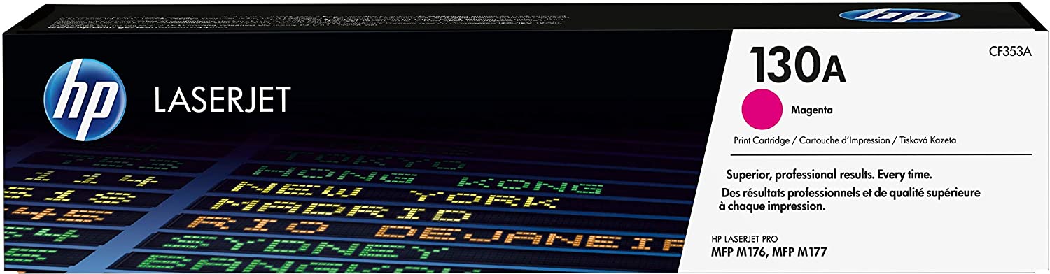 HP 130A CF353A pack de 1, toner d'origine, magenta HP 130A CF353A pack de 1, toner d'origine, magenta